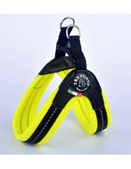 Pettorina Easy Fit Rete Click Giallo Fluo 1,5