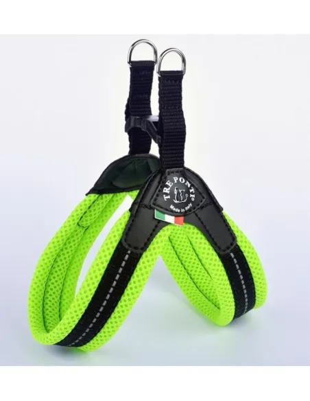 Pettorina Easy Fit Rete Click Verde 2