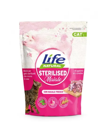 Life Cat Sterilized Maiale 800 gr