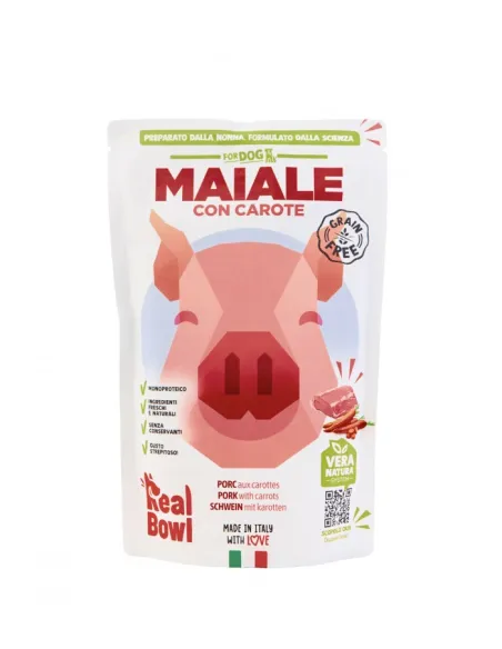 Real Bowl Dog 1bst Maiale 700 gr