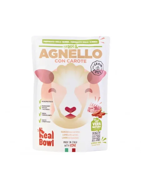 Real Bowl Dog 1bst Agnello 400 gr