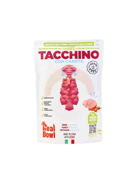 Real Bowl Dog 1bst Tacchino 400 gr