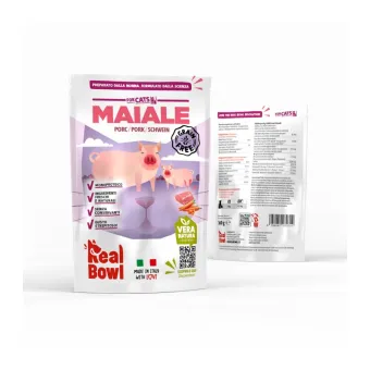 Real Bowl Cat Maiale 160 gr