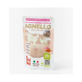 Real Bowl Cat 1bst Agnello 80 gr