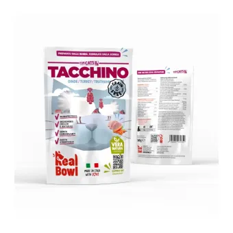 Real Bowl Cat Tacchino 160 gr