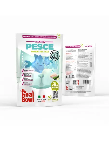Real Bowl Cat Pesce 160 gr