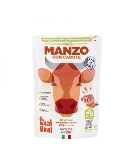 Real Bowl Dog 1bst Manzo 400 gr