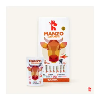 Real Bowl Dog Manzo 7 buste da 700 g