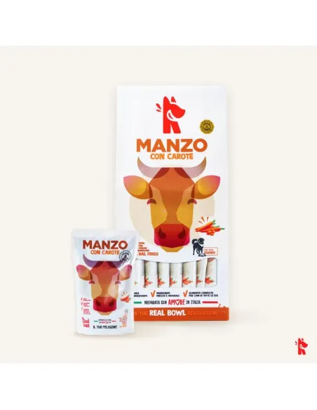 Real Bowl Dog Manzo 14 buste da 700 g