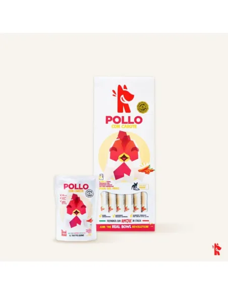 Real Bowl Dog Pollo 7 Buste da 400 g