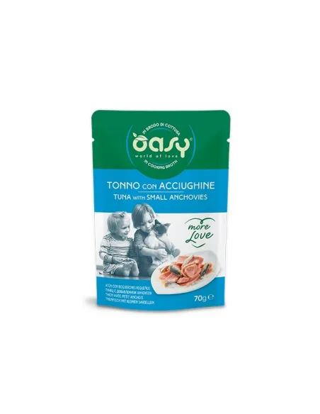 Oasy Wet Cat ml - Tonno Acciug BST 70 gr - New Pack