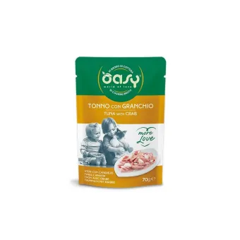 Oasy Wet Cat ml - Tonno Granchio BST 70 gr - New Pack