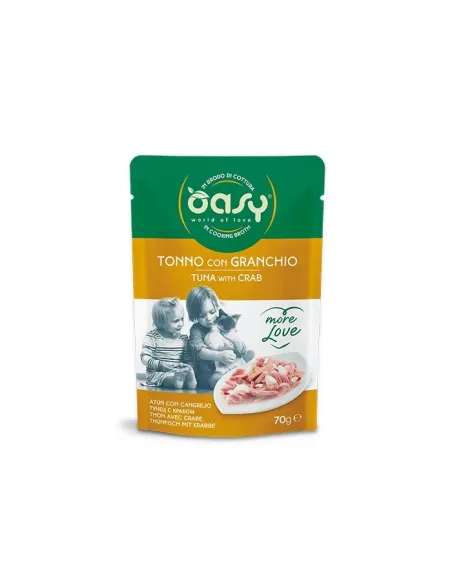 Oasy Wet Cat ml - Tonno Granchio BST 70 gr - New Pack