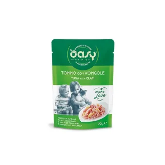 Oasy Wet Cat ml - Tonno Vongole BST 70 gr - New Pack