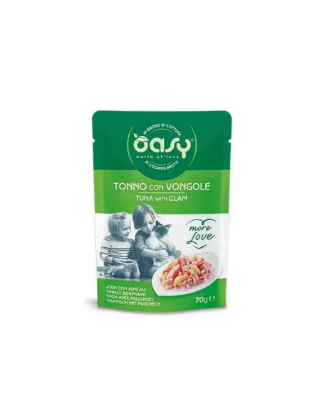 Oasy Wet Cat ml - Tonno Vongole BST 70 gr - New Pack
