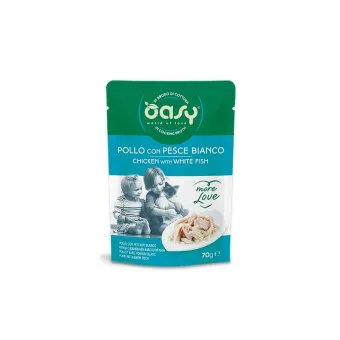 Oasy Wet Cat ml - Pollo Pesce Bianco BST 70 gr - New Pack