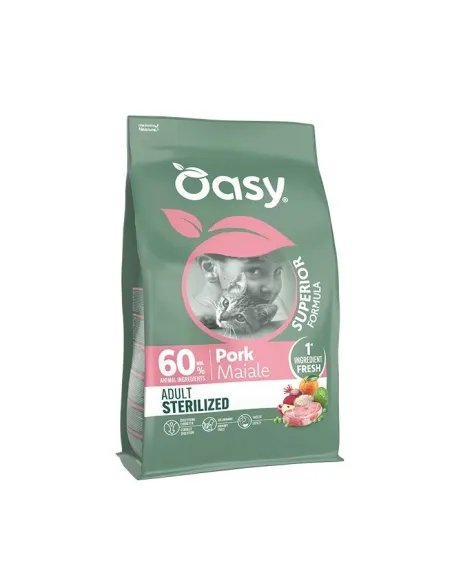 Oasy Super Gatto Adult Ster Maiale 300g