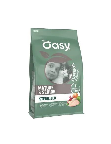 Oasy Super Gatto Mature&Senior Pollo 1,5 kg