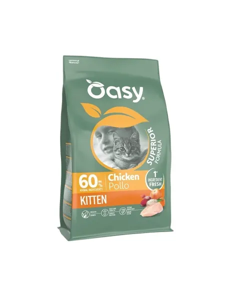 Oasy Super Gatto Kitten Pollo 6 kg