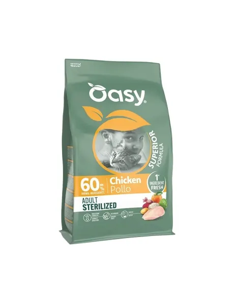 Oasy Super Gatto Adult Sterilizzato Pollo 6 kg