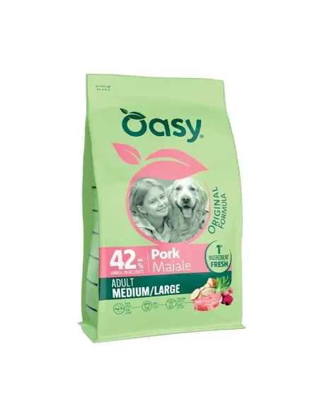 Oasy Original Adult Medium/Large Maiale 2 kg