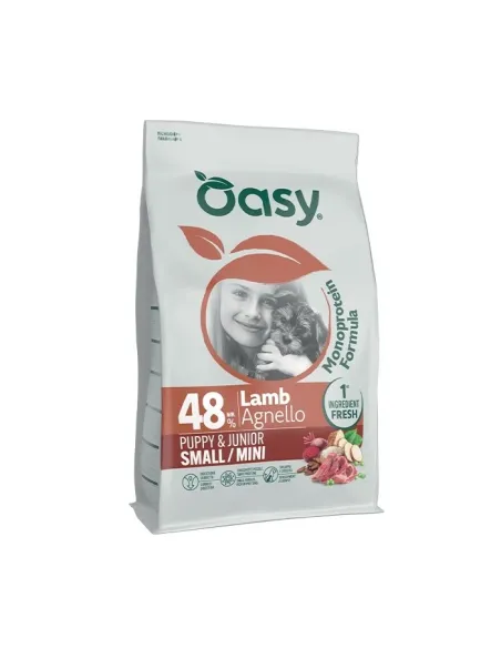 Oasy Monoprot Dog Puppy S/M Agnello 800 gr