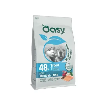 Oasy Monoprot Dog Adult M/L Trota 2 kg