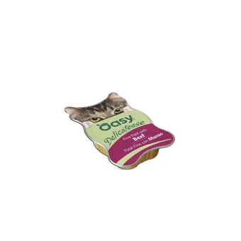 Oasy Wet Cat Patè Manzo Vaschetta 85g