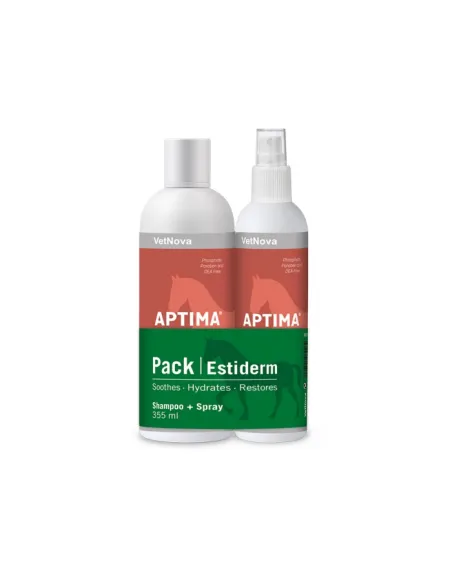 Aptima Estiderm Pack 1 Estiderm Shampoo 355 ml + 1 Estiderm Spray 236 ml