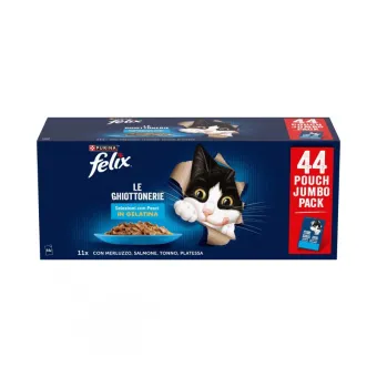 Felix Mix Jelly Merluzzo Salmone Tonno Platessa 44x85g