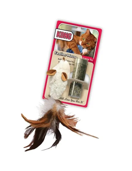 Kong Cat Feather Mouse