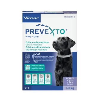 Prevexto Collare Cani 70 cm Superiore 8 kg