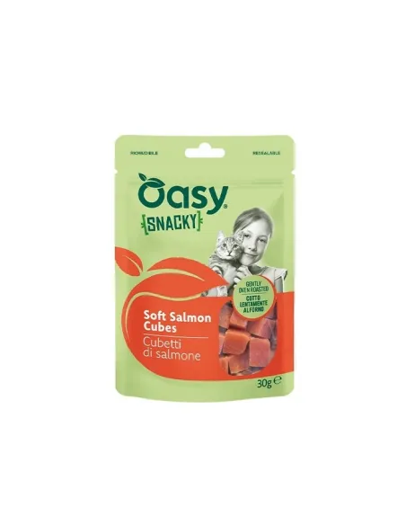 Oasy Snacky Cat - Cubetti Salmone 30 gr