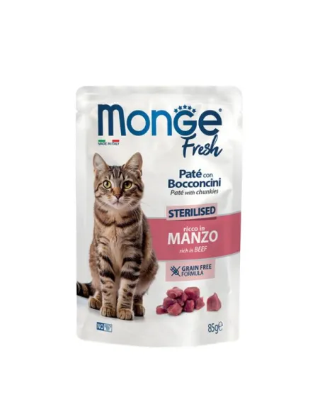 Patè Fresh Cat Adult Sterilised al Manzo - 85GR