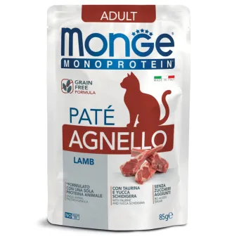 Monge Bst Mono Cat Pate Agnello 85gr
