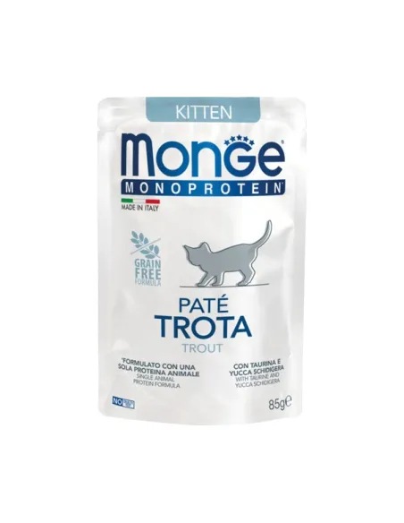 Natural Superpremium Monoprotein Kitten Trota - 85GR
