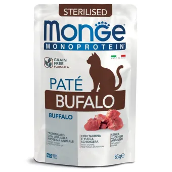 Monge Bst Mono Cat Ster Bufalo 85gr