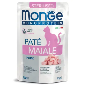 Monge Bst Mono Cat Ster Maiale 85gr