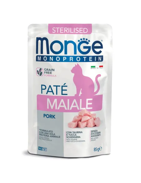 Monge Bst Mono Cat Ster Maiale 85gr