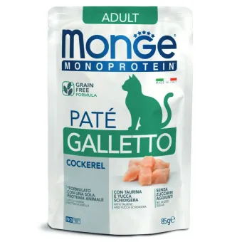 Monge Bst Mono Cat Pate Galletto 85gr