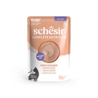 Schesir Cat Tonnett Salm Mousse 85gr Bst