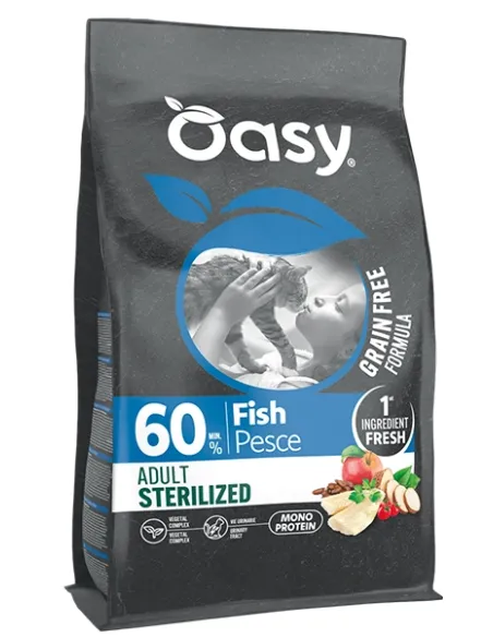 Oasy g.F. Gatto - Adul Ster Pesce 1,5 kg