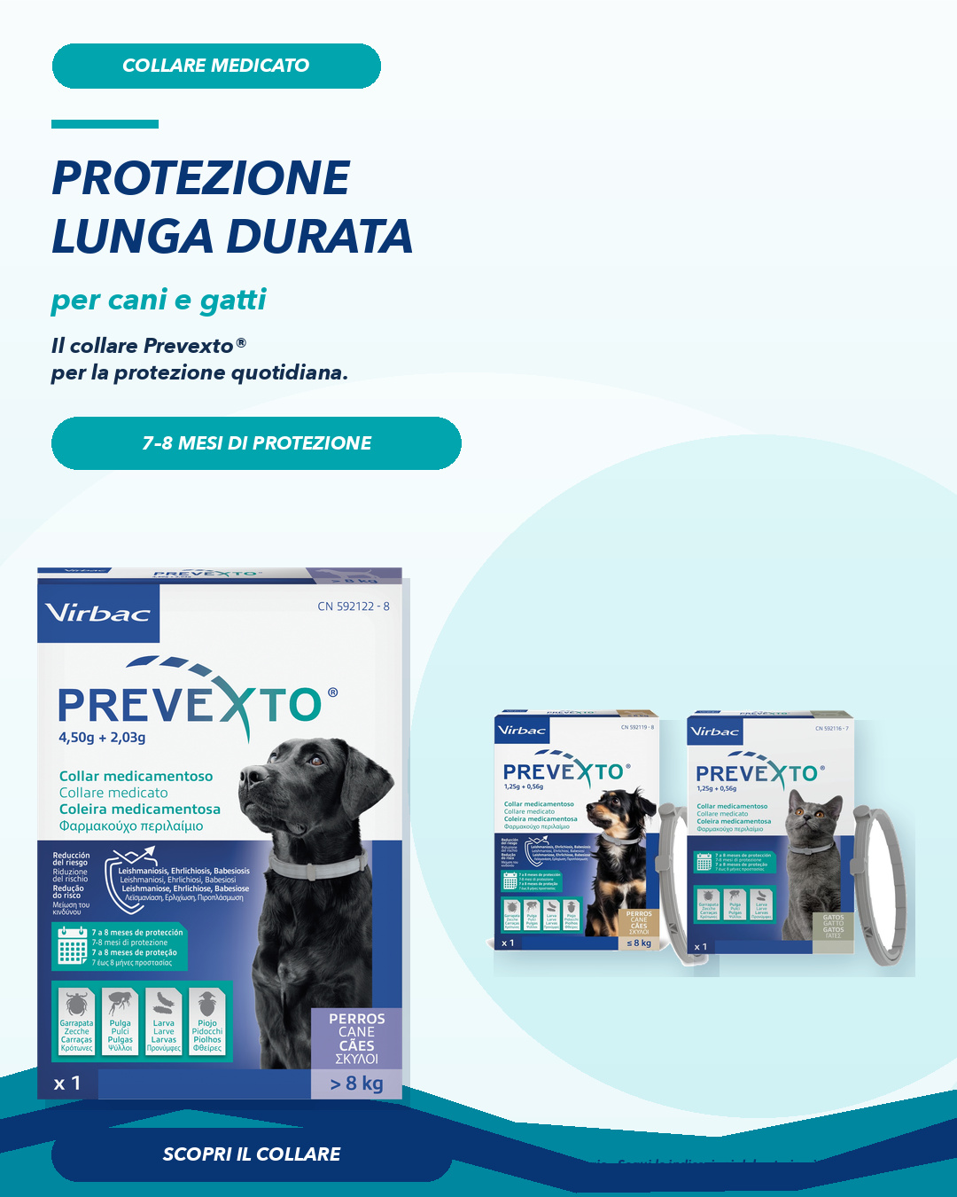 Collari Antiparassitari prevexto