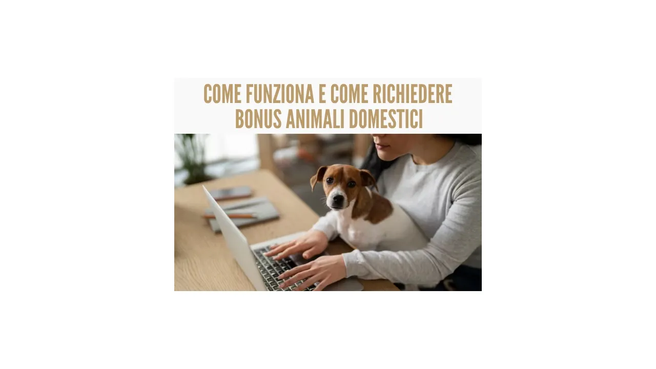 Bonus animali domestici come richiederlo e come funziona.